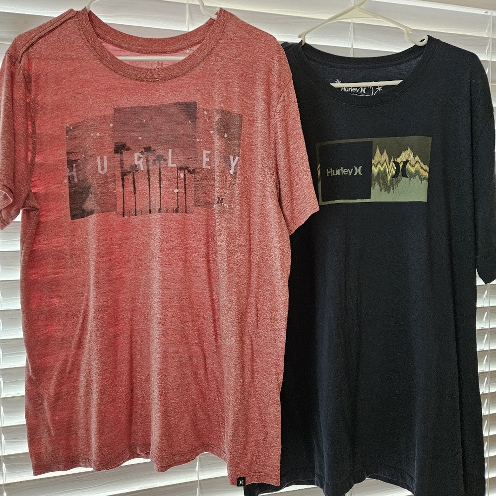 Mens Hurley short sleeve shirts BUNDLE